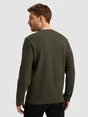 PME Legend Long sleeve r-neck structured piqu
