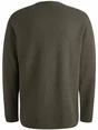 PME Legend Long sleeve r-neck structured piqu