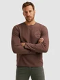 PME Legend Long sleeve r-neck structured piqu