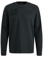 PME Legend Long sleeve r-neck structured piqu