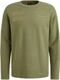 PME Legend Long sleeve r-neck structured piqu