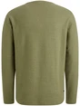 PME Legend Long sleeve r-neck structured piqu