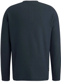 PME Legend Long sleeve r-neck structured piqu