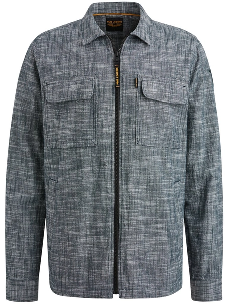 PME Legend Long Sleeve Shirt 2 tone Slub