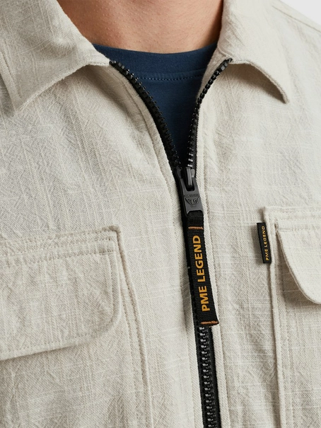 PME Legend Long Sleeve Shirt 2 tone Slub