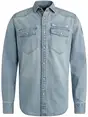 PME Legend Long Sleeve Shirt Bleach Indigo de