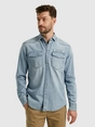 PME Legend Long Sleeve Shirt Bleach Indigo de