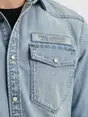 PME Legend Long Sleeve Shirt Bleach Indigo de