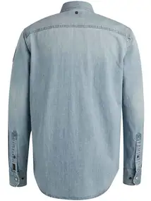 PME Legend Long Sleeve Shirt Bleach Indigo de