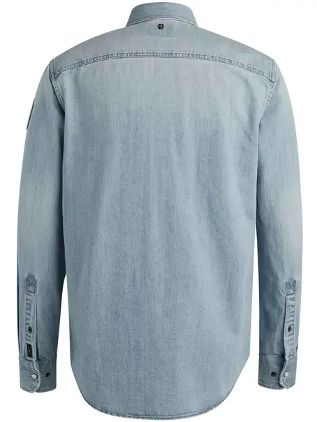 PME Legend Long Sleeve Shirt Bleach Indigo de