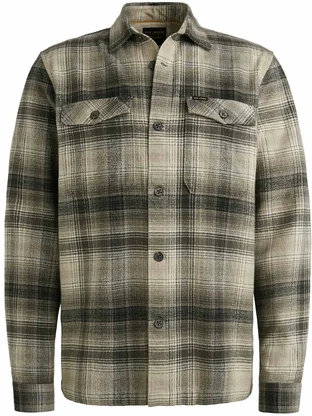 PME Legend LONG SLEEVE SHIRT Brushed Grindle