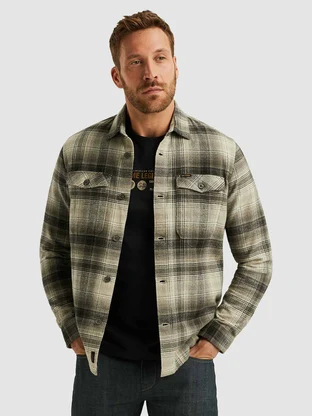 PME Legend LONG SLEEVE SHIRT Brushed Grindle
