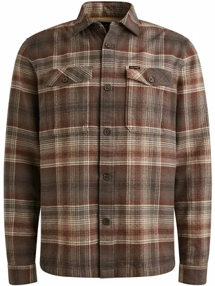 PME Legend LONG SLEEVE SHIRT Brushed Grindle