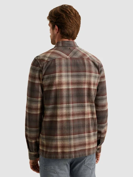 PME Legend LONG SLEEVE SHIRT Brushed Grindle
