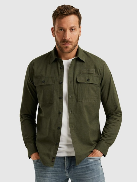 PME Legend Long Sleeve Shirt Cotton/linen
