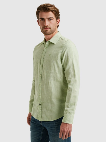 PME Legend Long Sleeve Shirt Ctn 2tone Linen
