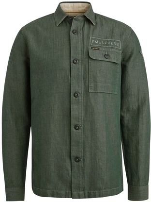 PME Legend Long Sleeve Shirt Ctn/Linen Herrin