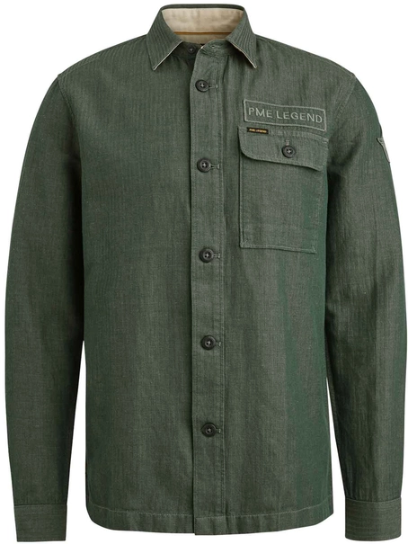 PME Legend Long Sleeve Shirt Ctn/Linen Herrin