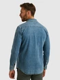 PME Legend LONG SLEEVE SHIRT FADED GREY BLUE