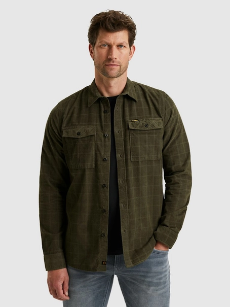 PME Legend LONG SLEEVE SHIRT Fine Corduroy