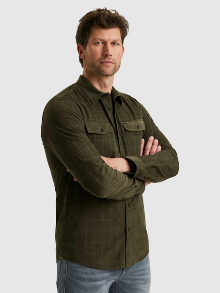 PME Legend LONG SLEEVE SHIRT Fine Corduroy