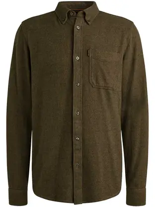 PME Legend LONG SLEEVE SHIRT Flanel 2 Tone Tw