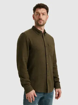 PME Legend LONG SLEEVE SHIRT Flanel 2 Tone Tw