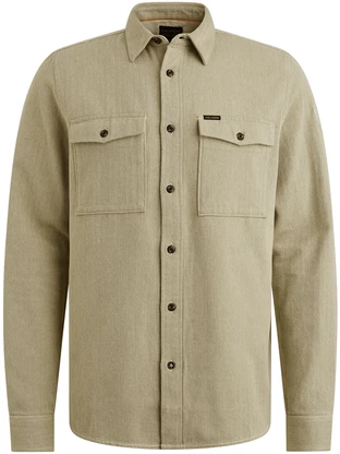 PME Legend LONG SLEEVE SHIRT Flanel Herringbo