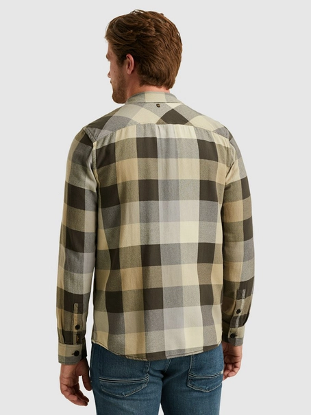 PME Legend LONG SLEEVE SHIRT Herringbone Bloc