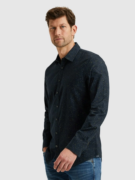 PME Legend Long Sleeve Shirt Print on Cotton