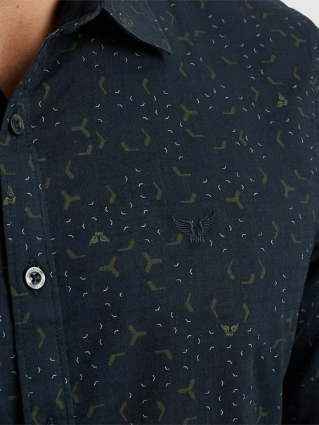 PME Legend Long Sleeve Shirt Print on Cotton