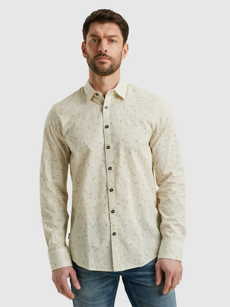 PME Legend Long Sleeve Shirt Print on Cotton