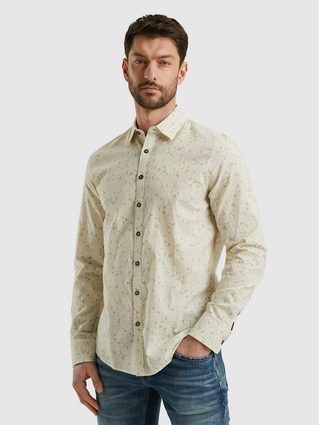 PME Legend Long Sleeve Shirt Print on Cotton