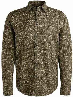 PME Legend LONG SLEEVE SHIRT Print on Ctn/Lyc