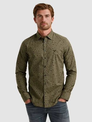 PME Legend LONG SLEEVE SHIRT Print on Ctn/Lyc
