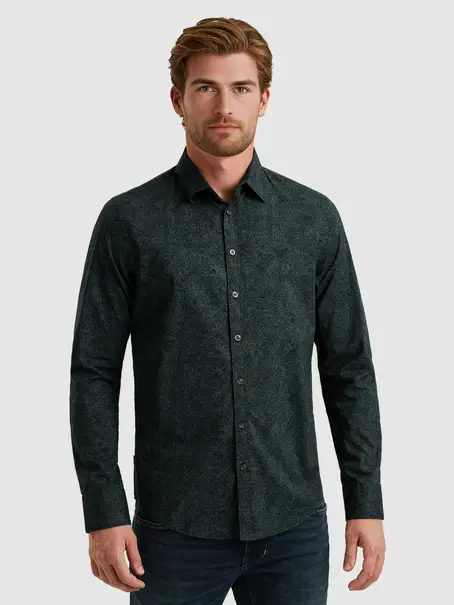 PME Legend LONG SLEEVE SHIRT Print on Ctn/Lyc