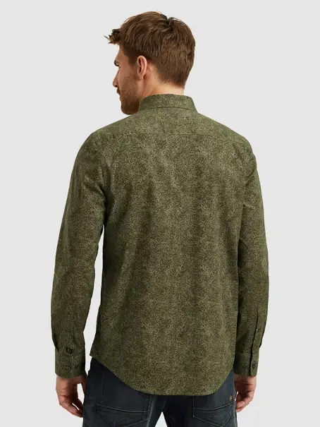 PME Legend LONG SLEEVE SHIRT Print on Ctn/Lyc