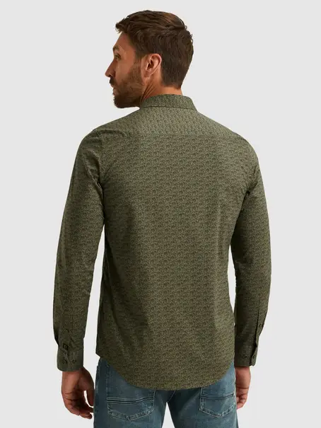 PME Legend LONG SLEEVE SHIRT Print on Ctn/Lyc