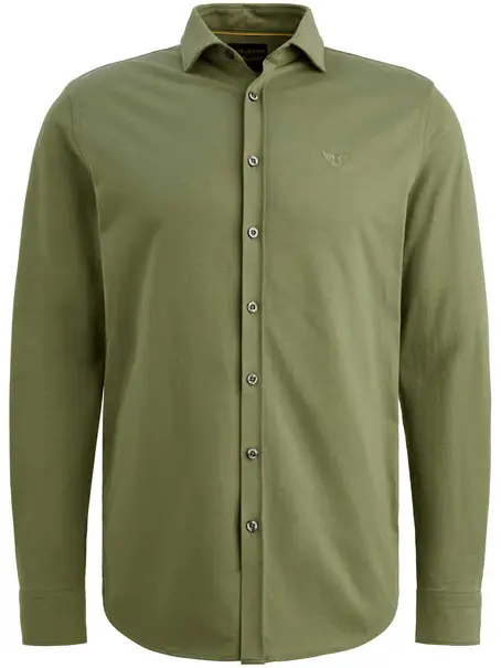 PME Legend LONG SLEEVE SHIRT Satin Jersey