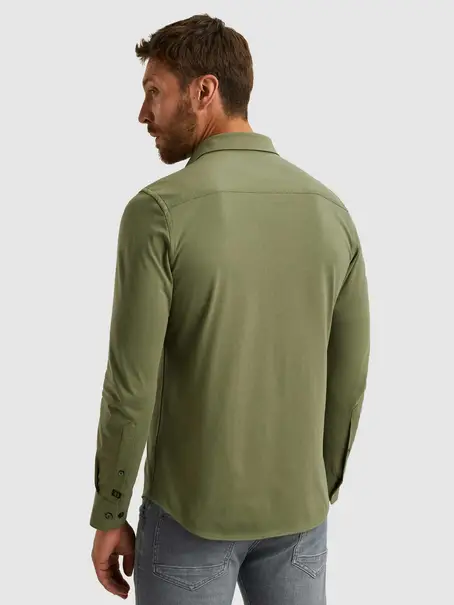 PME Legend LONG SLEEVE SHIRT Satin Jersey