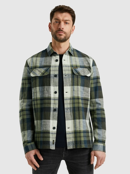 PME Legend Long Sleeve Shirt Slub Yarn Dyed C