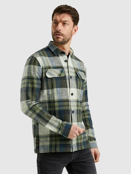 PME Legend Long Sleeve Shirt Slub Yarn Dyed C