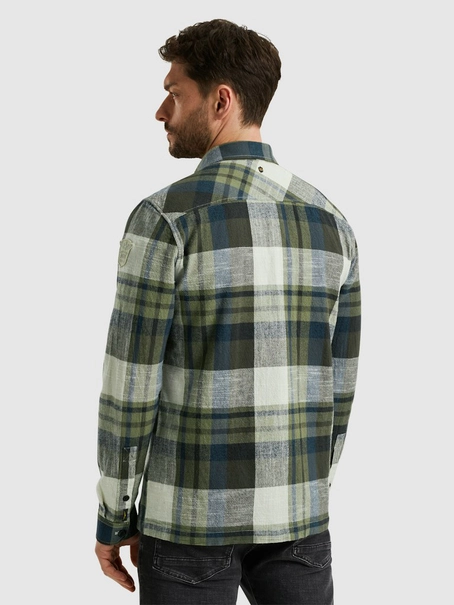 PME Legend Long Sleeve Shirt Slub Yarn Dyed C