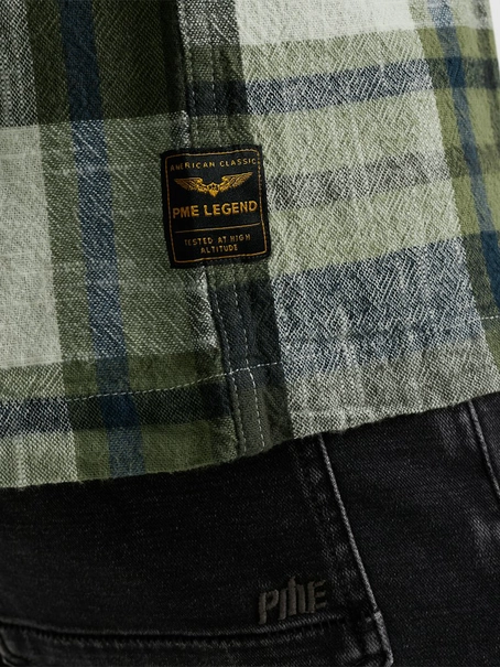 PME Legend Long Sleeve Shirt Slub Yarn Dyed C