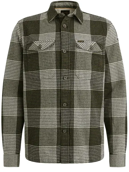PME Legend LONG SLEEVE SHIRT Structure Block