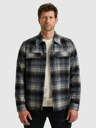 PME Legend LONG SLEEVE SHIRT Woolblend YD che