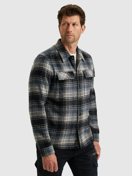 PME Legend LONG SLEEVE SHIRT Woolblend YD che