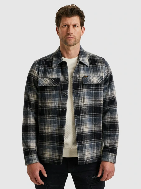 PME Legend LONG SLEEVE SHIRT Woolblend YD che