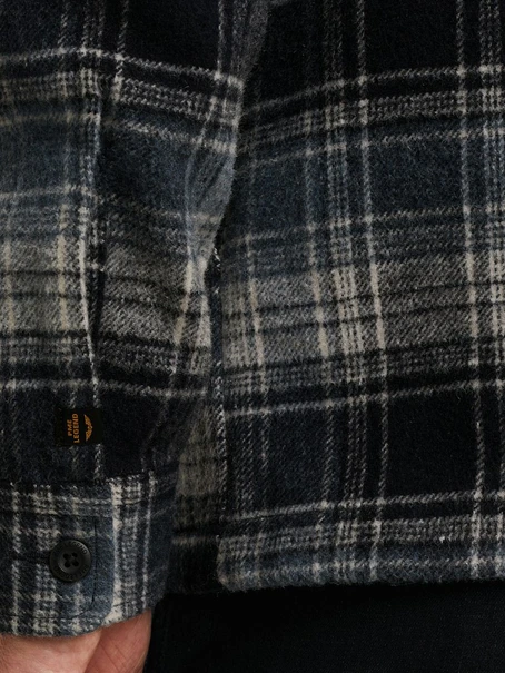 PME Legend LONG SLEEVE SHIRT Woolblend YD che