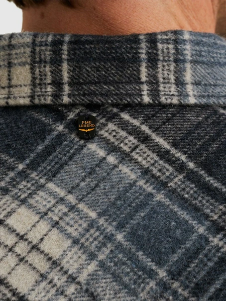 PME Legend LONG SLEEVE SHIRT Woolblend YD che